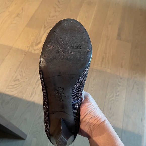 Donald J. Pliner | Purple Ceci Beaded Peep-Toe Heel (10M) - Picture 10 of 10